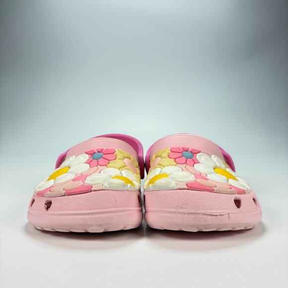 Skechers Foamies Heart Charmer Girly Land Clogs Pink Slip on Shoes Kids Size 7 - Picture 2 of 10